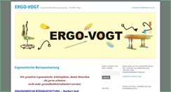 Desktop Screenshot of ergovogt.de